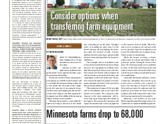 Consider options when transferring farm equipment
